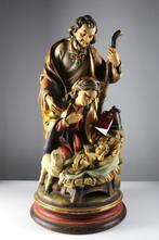 Heilige Familie Bergland 60cm – handgesneden hout, Ophalen of Verzenden, Zo goed als nieuw