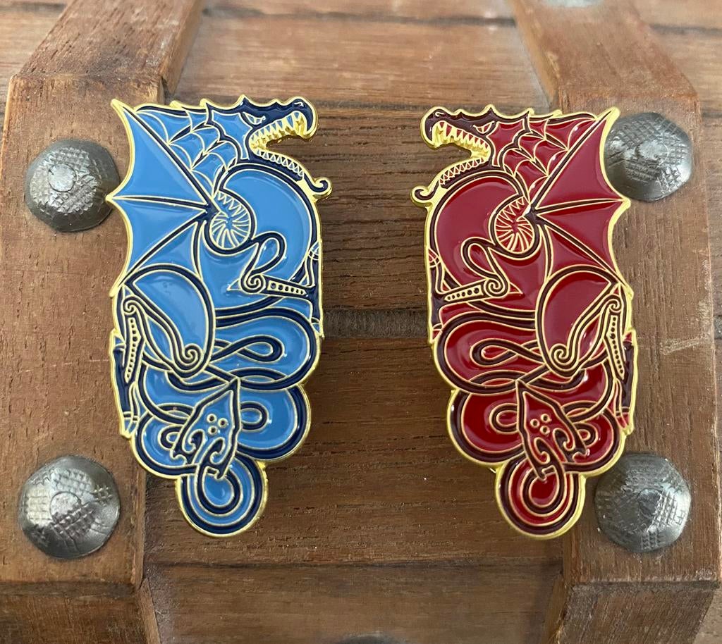 Joris en de draak fan pin set efteling, Verzenden, Zo goed als nieuw