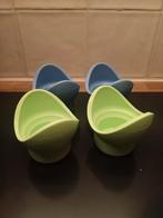 Eierdopjes 4x van Tupperware, Huis en Inrichting, Keuken | Tupperware, Ophalen of Verzenden, Zo goed als nieuw, Blauw