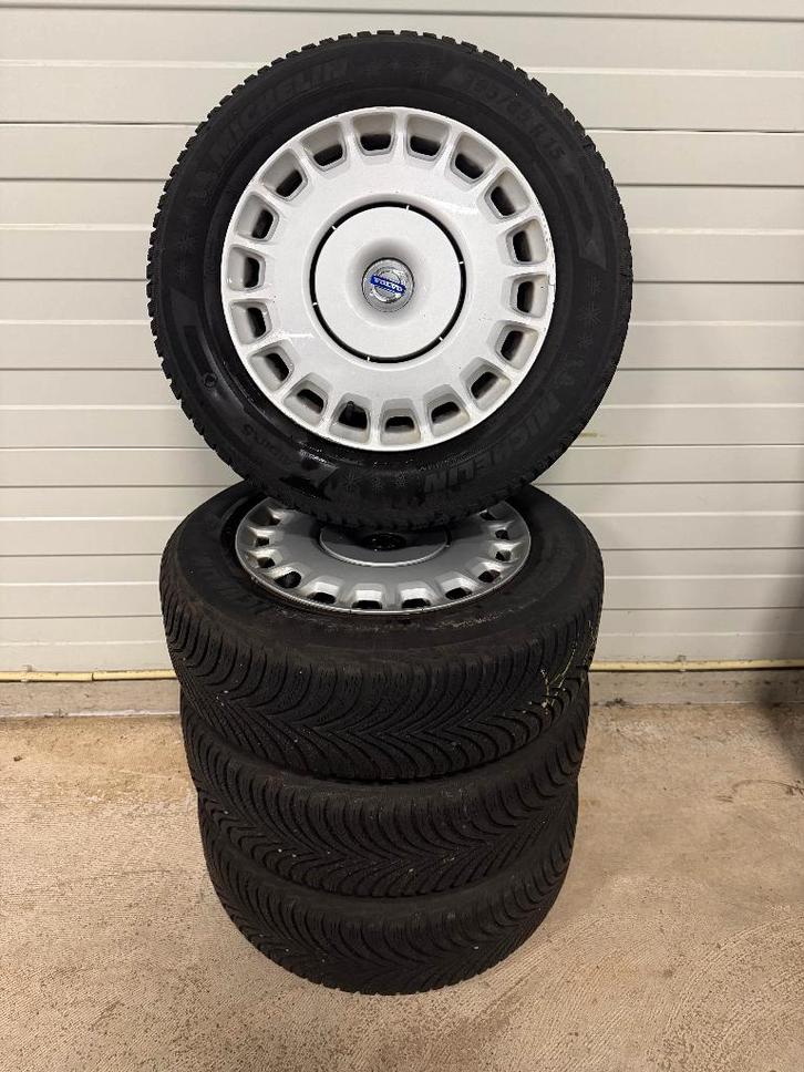 Volvo V50 Winterset | Michelin | 195/65 R15 | 5x108, Auto-onderdelen, Banden en Velgen, Banden en Velgen, Winterbanden, 15 inch