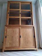 Teakhouten buffetkast 2-delig, Ophalen, 200 cm of meer, Teakhout, 25 tot 50 cm