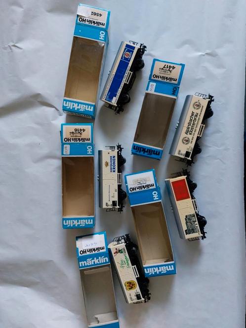 5 speciale koelwagens van Marklin, Hobby en Vrije tijd, Modeltreinen | H0, Zo goed als nieuw, Wagon, Wisselstroom, Märklin, Analoog