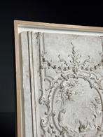 Gips ingelijst plafond of muur ornament, Ophalen of Verzenden