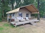 Te koop Luxe safaritent Lodge tent 5 persoons met in boedel, Ophalen of Verzenden, Zo goed als nieuw, Tot en met 5