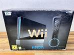 A958. Zwarte Nintendo Wii met doos en toebehoren, Gebruikt, Ophalen of Verzenden