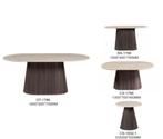 Hotel Chique Eettafel & Salontafel – Travertin Marmer Blad, Overige materialen, 100 tot 150 cm, 50 tot 75 cm, Verzenden