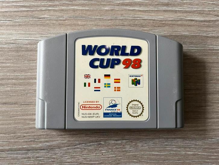 World Cup 98 voor de Nintendo 64, Spelcomputers en Games, Games | Nintendo 64, Sport, Vanaf 3 jaar, Ophalen of Verzenden