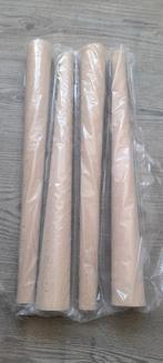 Houten poten vier stuks nog nieuw!, Minder dan 25 mm, Nieuw, Ophalen of Verzenden, Plank