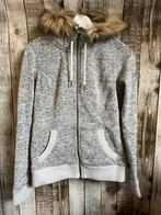 Mooi warm grijs vest met capuchon van Superdry (Maat M), Maat 38/40 (M), Zo goed als nieuw, Grijs, Superdry