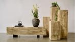Sokkels en bankjes van hergebruikt hout - Harbourwood
