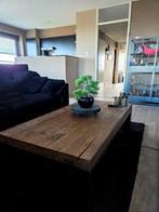 Echt teakhouten. Salontafel IN PRIJS VERLAAGD, Huis en Inrichting, Tafels | Salontafels, Ophalen, Zo goed als nieuw, Metaal, Minder dan 50 cm