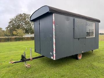 Ongeremde Bouwkeet / schaftwagen beschikbaar voor biedingen