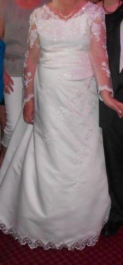 Prachtige Bruidsjurk – Maat 60 (verstelbaar), Kleding | Dames, Trouwkleding en Trouwaccessoires, Zo goed als nieuw, Trouwjurk