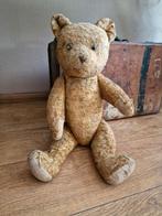 Antieke vintage teddy beer gevuld  knuffelbeer oud, Antiek en Kunst, Ophalen of Verzenden