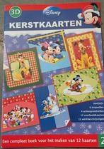 3d Disney kerstkaarten boek, Hobby en Vrije tijd, Kaarten | Zelf maken, Ophalen of Verzenden, Zo goed als nieuw, Knipvel