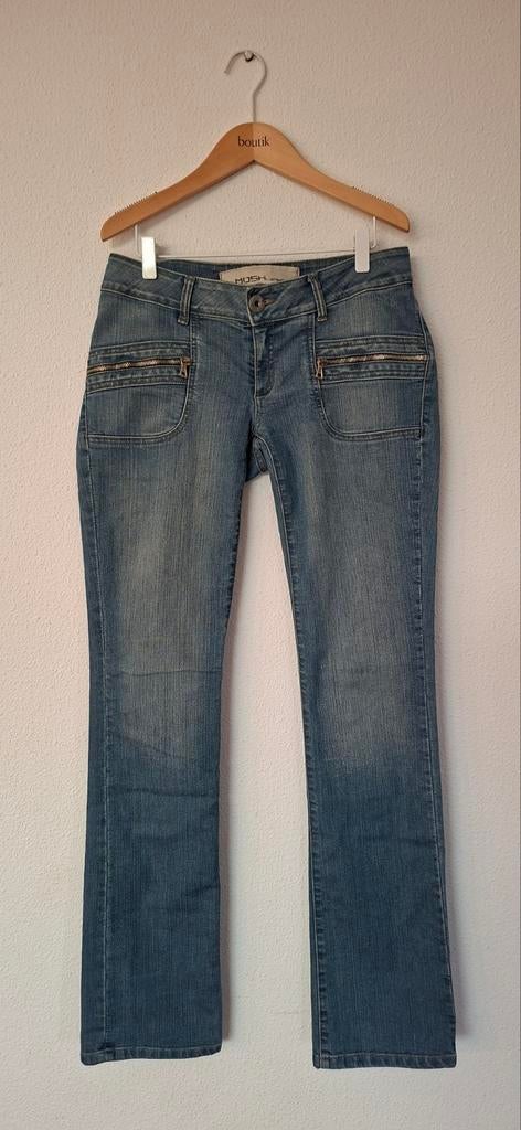 Mosh bootcut jeans low waist maat 38., Kleding | Dames, Spijkerbroeken en Jeans, Ophalen of Verzenden, Zo goed als nieuw, Blauw