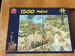 Jan van Haasteren Puzzel - 1500 stukjes de golfbaan, Ophalen of Verzenden, Meer dan 1500 stukjes, Zo goed als nieuw, Legpuzzel