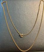 Mooie 18k gouden gourmetschakel 60 cm, Sieraden, Tassen en Uiterlijk, Kettingen, Ophalen, Zo goed als nieuw, Goud