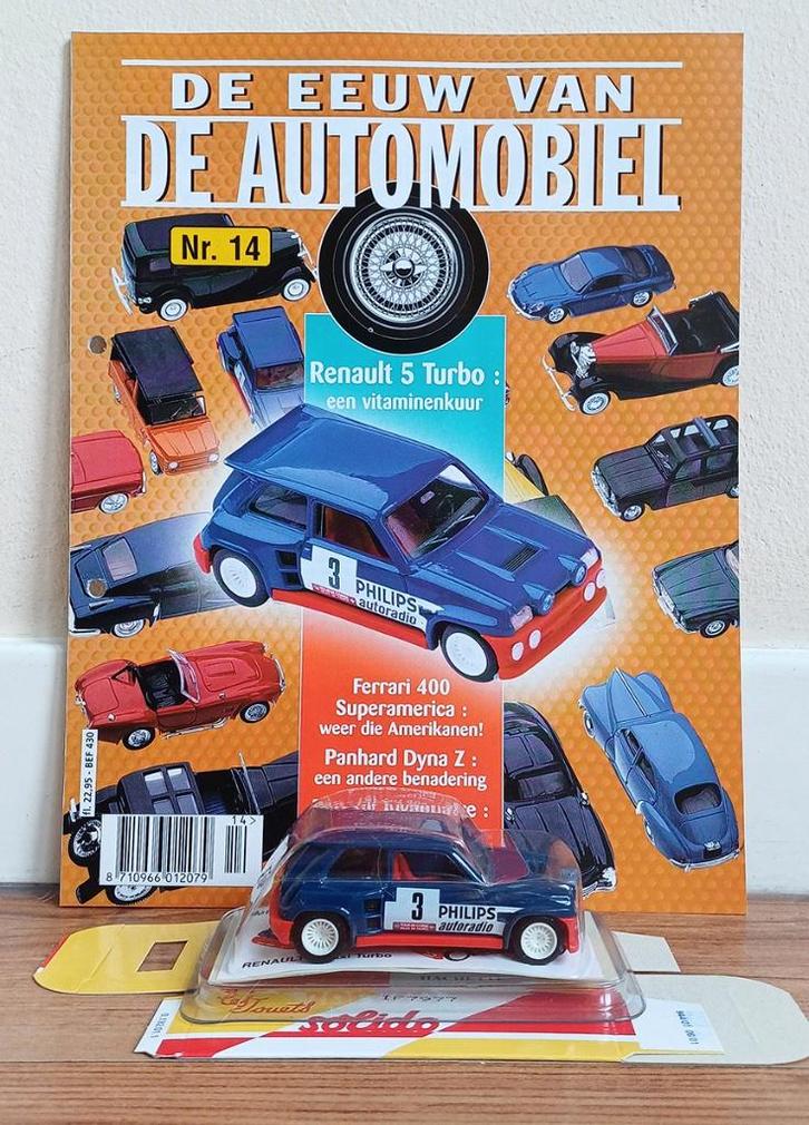 Renault 5 Turbo - in originele verpakking - 1:43, Hobby en Vrije tijd, Modelauto's | 1:43, Zo goed als nieuw, Auto, Solido, Ophalen of Verzenden