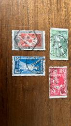 Yvert 183 - 186 Jeux Olympiques de Paris, Ophalen of Verzenden, Gestempeld
