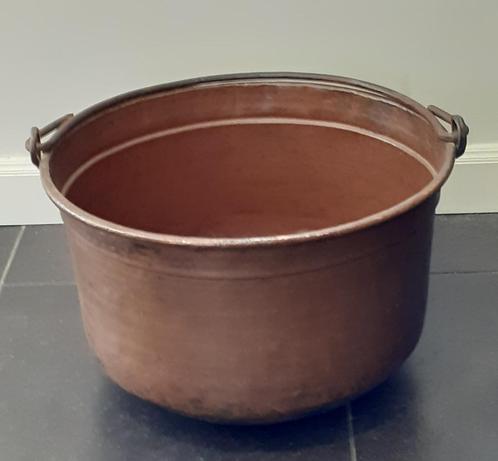 Zeer mooie grote koperen ketel aker emmer, Antiek en Kunst, Antiek | Koper en Brons, Koper, Ophalen