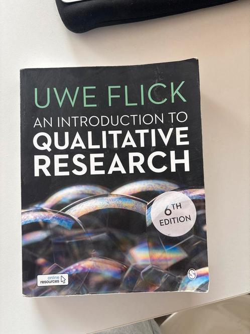 Uwe Flick: Kwalitatief Onderzoek - 6e Editie, Boeken, Studieboeken en Cursussen, Zo goed als nieuw, HBO, Gamma, Ophalen of Verzenden