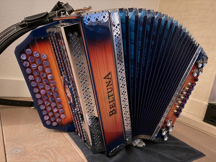 Steirische harmonika Beltuna Alpstar IV D de luxe PRO, Muziek en Instrumenten, Accordeons, Zo goed als nieuw, Knopaccordeon, Overige formaten