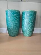 2 grote vazen, Huis en Inrichting, Woonaccessoires | Vazen, Ophalen, Overige kleuren, Minder dan 50 cm, Glas