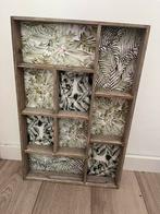 Houten vakjesvak deco of kinderkamer, Ophalen, Zo goed als nieuw
