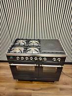 Luxe Boretti 5 pits met coupe de feu dubbele oven 100 cm, Fornello esperta, Ophalen of Verzenden, Zo goed als nieuw, Gas