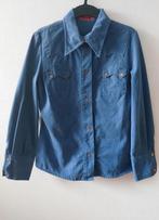 Vintage 70s rare Miss Levis corduroy Western Wear shirt, Blauw, Ophalen of Verzenden, Maat 36 (S), Levi’s