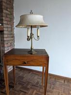 Brocante tafellamp, Huis en Inrichting, Lampen | Tafellampen, Minder dan 50 cm, Gebruikt, Metaal, Ophalen