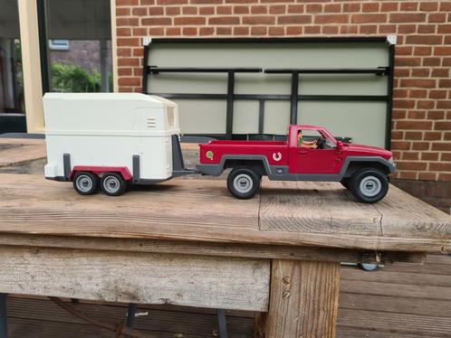 Schleich paarden trailer, Kinderen en Baby's, Speelgoed | Actiefiguren, Zo goed als nieuw, Ophalen of Verzenden