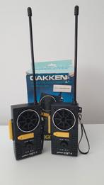 Vintage walkie talkie set Gakken cqt-1f uit de 80s, Ophalen of Verzenden, Gebruikt, Minder dan 2 km