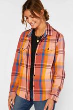 OUTERKNOWN Blanket blouse coral mav plaid maat M/ L, Overige kleuren, Nieuw, OUTERKNOWN, Ophalen