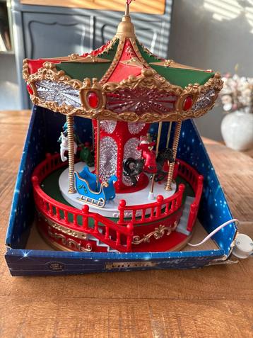 Kerst carrousel - zo goed als nieuw! beschikbaar voor biedingen