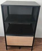 Stoere IKEA BEKANT kast – zwart/hout, zo goed als nieuw!, Ophalen, Zo goed als nieuw