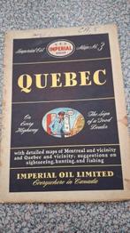 Oude landkaart quebec Canada, Ophalen of Verzenden, Gebruikt
