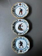 3 wandborden Wakkum kijk foto’s 10,5cmx11cm,3cm hoogte!, Antiek en Kunst, Antiek | Keramiek en Aardewerk, Ophalen of Verzenden