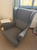 Ikea Nordvalla oorfauteuil - donkergrijs, nette staat, Ophalen, Zo goed als nieuw, Stof, 75 tot 100 cm
