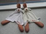 Knuffeldoek konijn merk Bambino van Kruidvat wit /bruine, Kinderen en Baby's, Speelgoed | Knuffels en Pluche, Ophalen of Verzenden