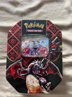 Paldean Fates Tera Charizard Sealed Tin, Hobby en Vrije tijd, Verzamelkaartspellen | Pokémon, Ophalen of Verzenden, Zo goed als nieuw