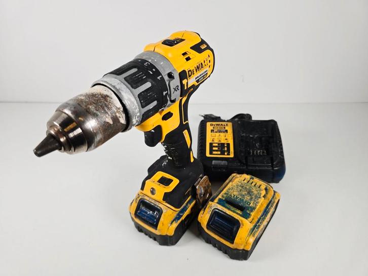 DeWalt DCD796 (TY2) + Oplader & 2x5.0Ah accu’s - ACTIEPRIJS!, Doe-het-zelf en Verbouw, Gereedschap | Boormachines, Gebruikt, Boor- en Schroefmachine