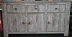 Dressoir met eventueel bovenkast met schuifdeuren, Huis en Inrichting, Kasten | Dressoirs, Ophalen, Gebruikt, 150 tot 200 cm, Met deur(en)