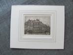 Delft - drie etsen van Willem Veldhorst, Ophalen of Verzenden