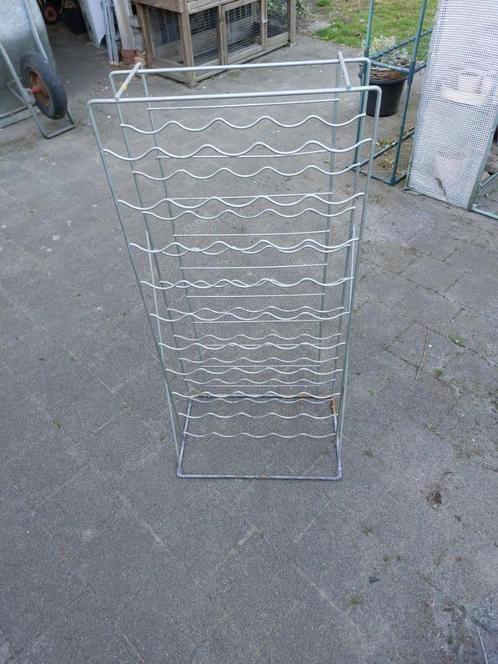 wijnrek ,wijnrekken, wijn rek, Huis en Inrichting, Woonaccessoires | Wijnrekken, Gebruikt, 75 cm of meer, Metaal, 25 flessen of meer