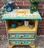 Holy Crab - Boho restyle ladenkastje halkastje vintage beach, Huis en Inrichting, Kasten | Ladekasten, Ophalen, 50 tot 100 cm