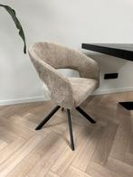 Draaibare eetkamerstoelen eettafel stoelen - Taupe, Overige kleuren, Nieuw, Ophalen of Verzenden, Stof