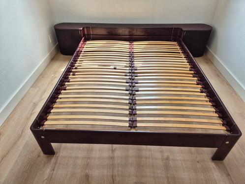 Auping auronde bedframe inclusief hoofdbord, Huis en Inrichting, Slaapkamer | Bedden, Zo goed als nieuw, Tweepersoons, 160 cm