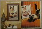 Borduurpatroon  Poes Poezen   nr 288, Verzenden, Nieuw, Handborduren, Patroon